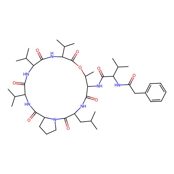 2D Structure of Xentrivalpeptide L