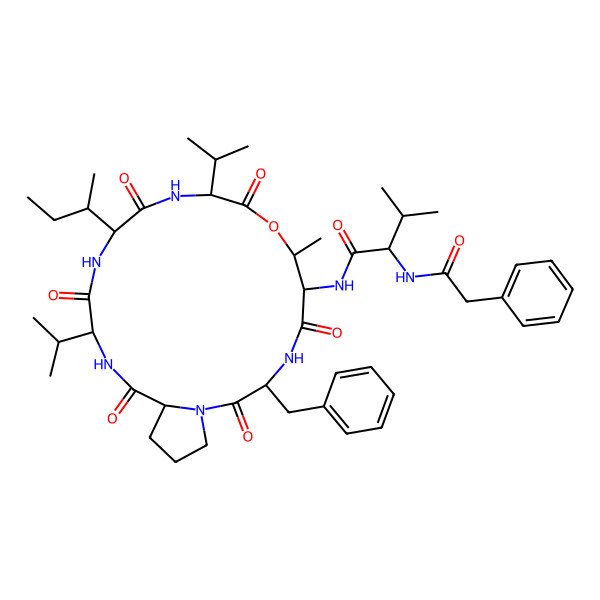 2D Structure of Xentrivalpeptide N