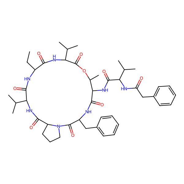 2D Structure of Xentrivalpeptide O