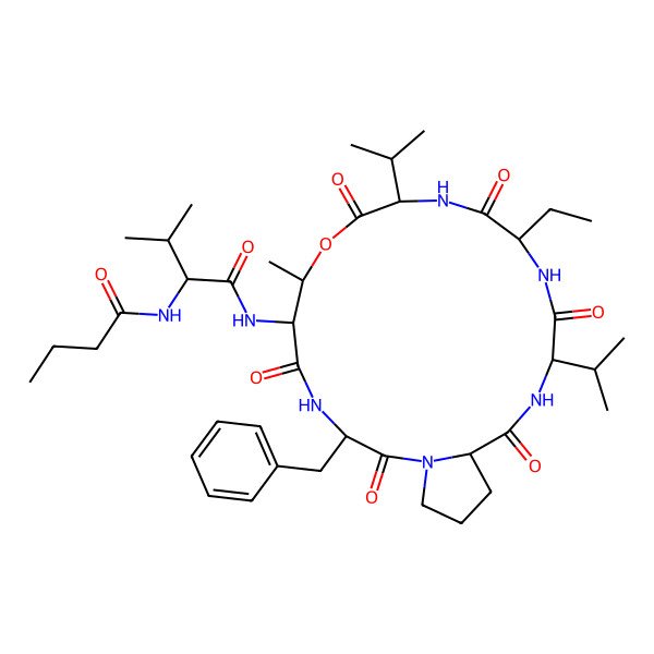 2D Structure of Xentrivalpeptide P