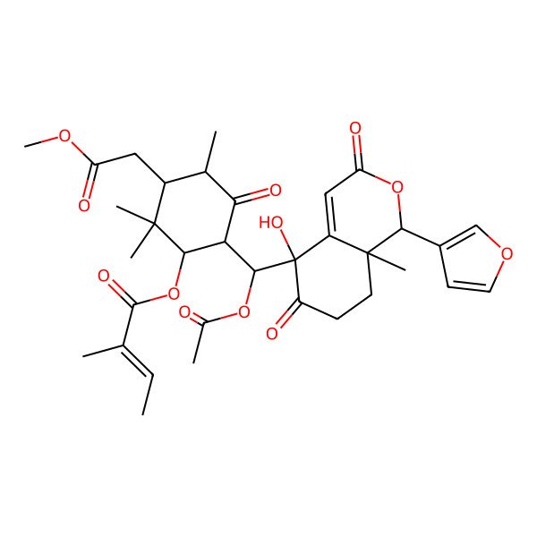 2D Structure of Xylogranatin B 2D Structure of Xylogranatin B
