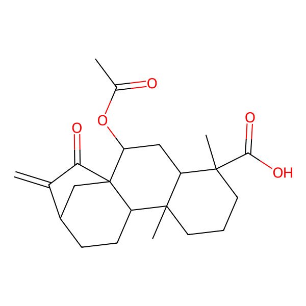 2D Structure of Xylopinic acid
