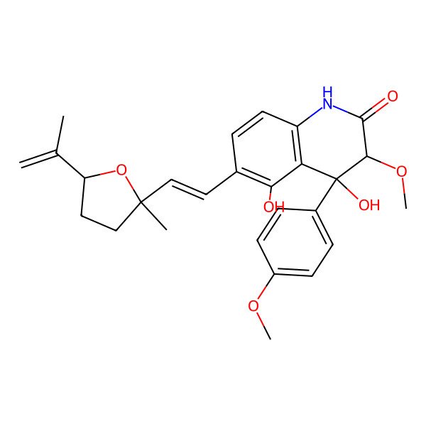 2D Structure of Yaequinolone F