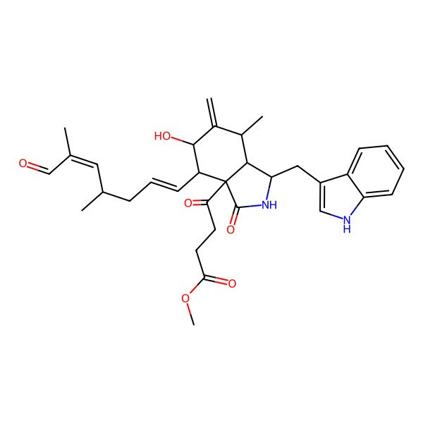 2D Structure of Yamchaetoglobosin A
