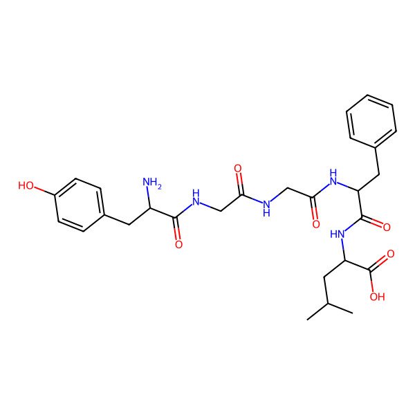 2D Structure of Leucine enkephalin