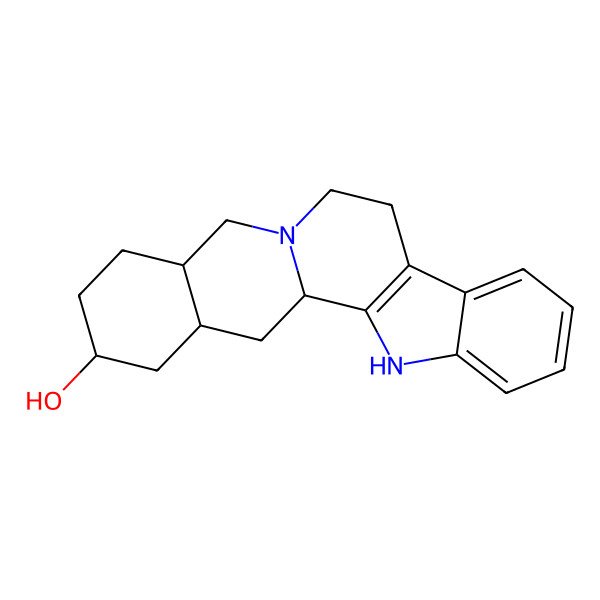 2D Structure of Yohimbol