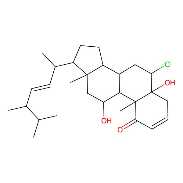 2D Structure of Yonarasterol G