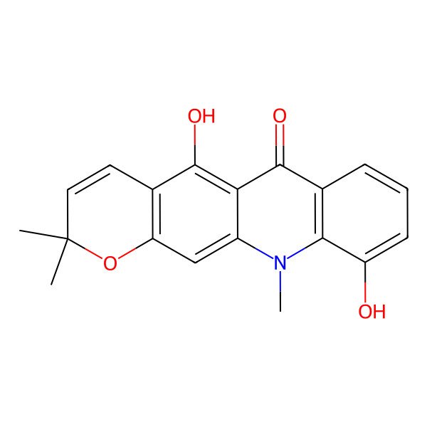 2D Structure of Yukocitrine 2D Structure of Yukocitrine