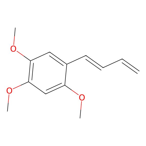 2D Structure of (Z)-1-(2',4',5'-Trimethoxyphenyl)butadiene