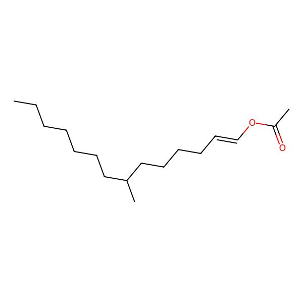 2D Structure of [(Z)-7-methyltetradec-1-enyl] acetate