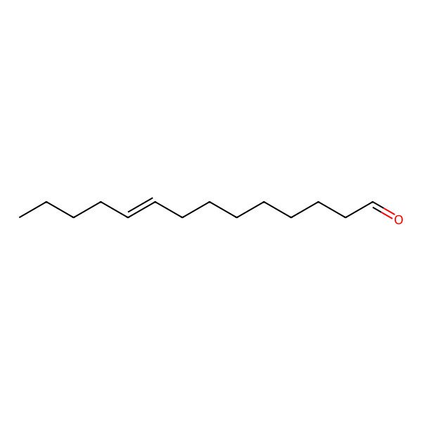 2D Structure of (Z)-9-Tetradecenal
