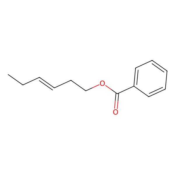 2D Structure of Hex-3-en-1-yl benzoate