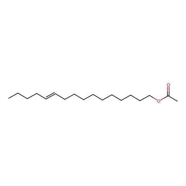 2D Structure of (Z)-Hexadec-11-enyl acetate