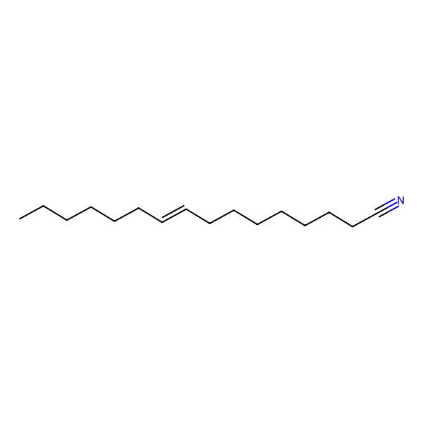 2D Structure of (Z)-hexadec-9-enenitrile
