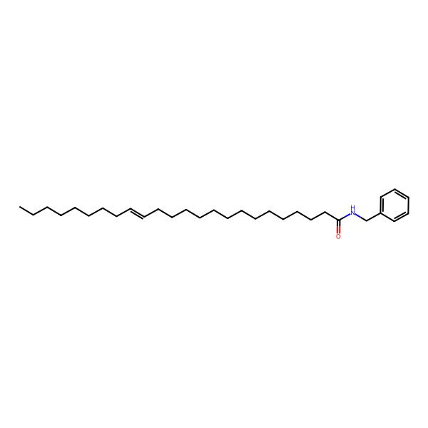 2D Structure of (Z)-N-benzyltetracos-15-enamide