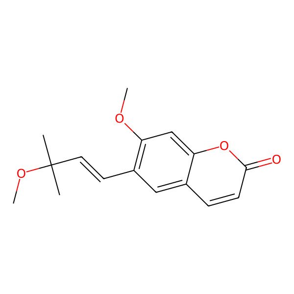 2D Structure of (Z)-O-Methylsuberenol
