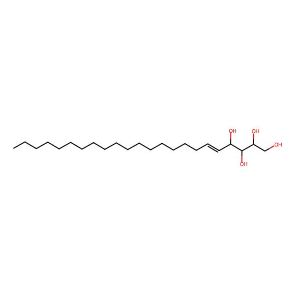 2D Structure of (Z,2R,3S,4R)-tricos-5-ene-1,2,3,4-tetrol 2D Structure of (Z,2R,3S,4R)-tricos-5-ene-1,2,3,4-tetrol