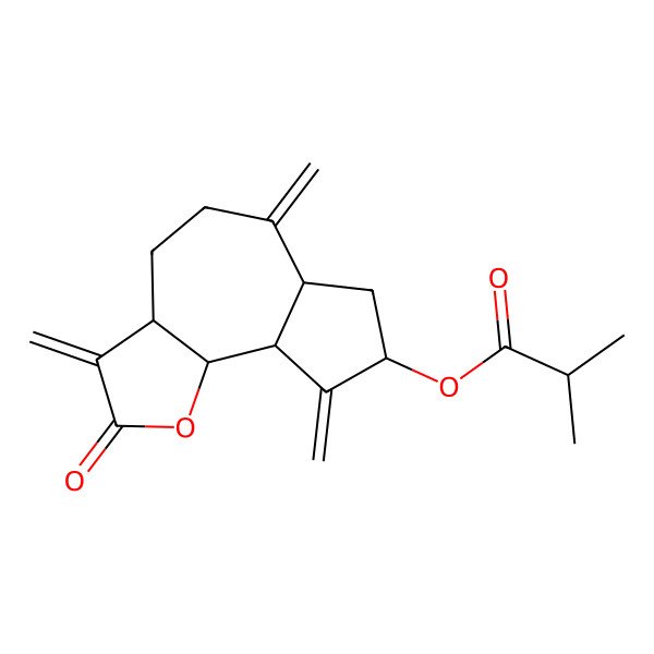 2D Structure of Zaluzanin C isobutyrate
