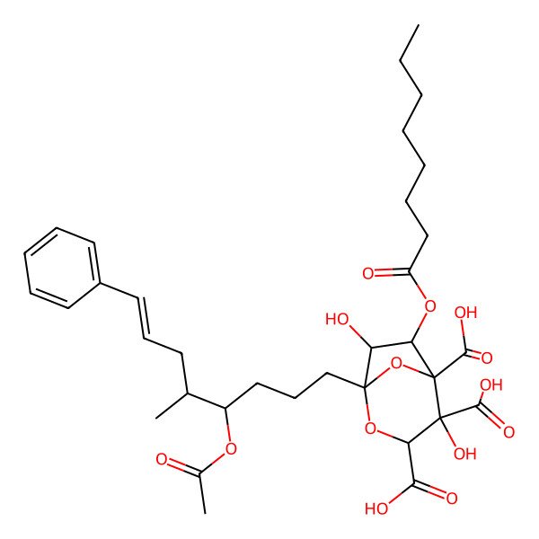 2D Structure of Zaragozic Acid D