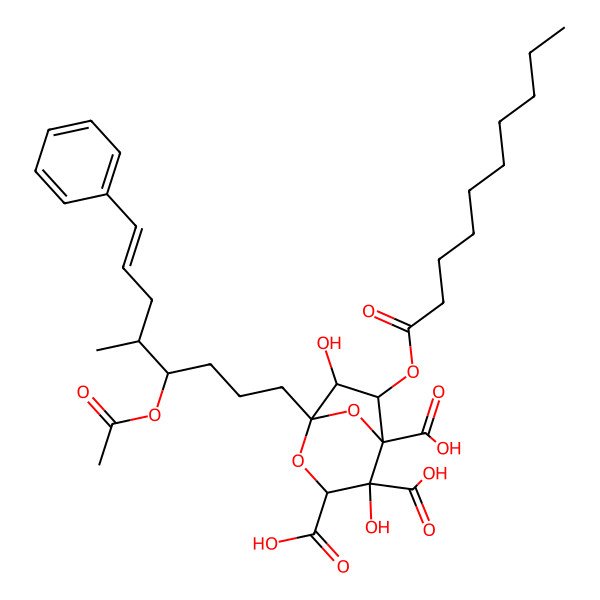 2D Structure of zaragozic acid D(2)