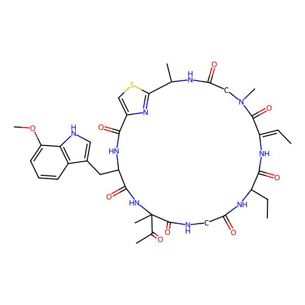 2D Structure of Zelkovamycin